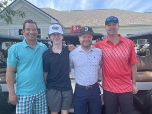 Board Member Tim Fosdick, Dupaco Community Credit Union, brought family and friends out to golf